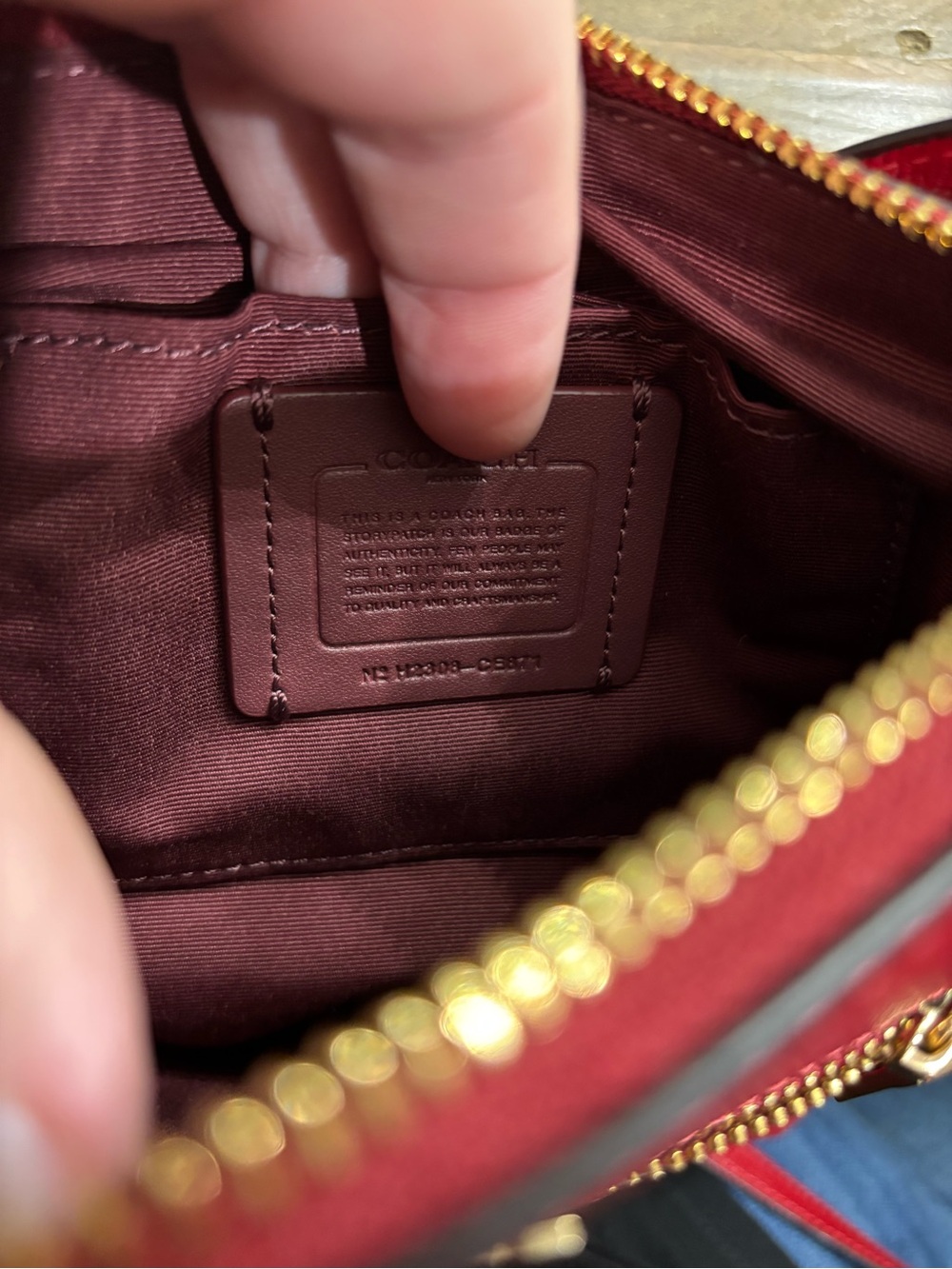 Coach Mini Rowan File Bag - Picture 10 of 14